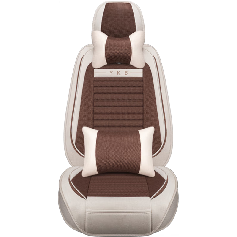 ZIFEELING 紫风铃 仿亚麻汽车坐垫四季通用汽车座垫座套速腾迈腾英朗朗逸君威起