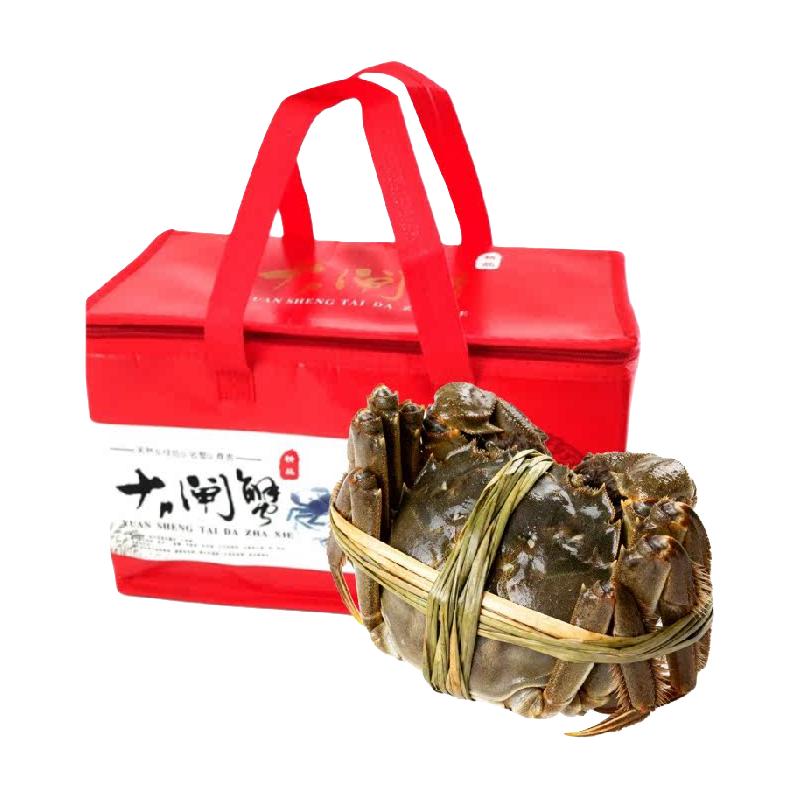 【活蟹】江苏南京固城湖大闸蟹螃蟹全母蟹鲜活精品蟹中秋