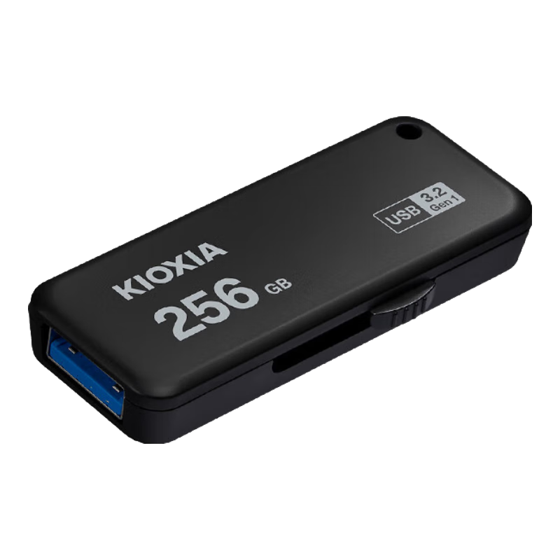 KIOXIA 铠侠 256GB U盘 U365 随闪系列 黑色 USB3.2接口