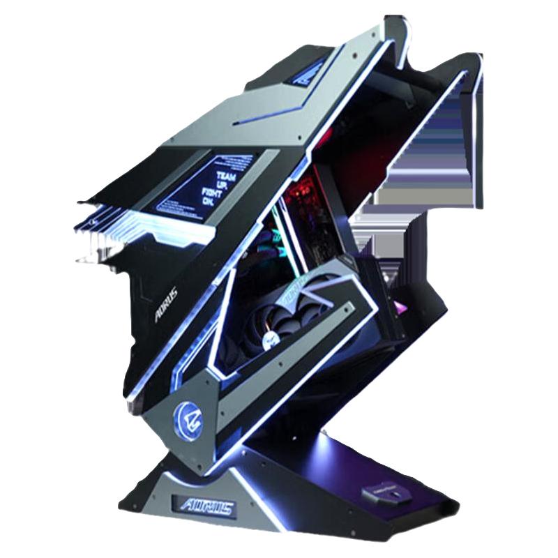 GIGABYTEGAGIBYTE技嘉神雕神鹰AC700g水冷开放式电竞游戏台式电脑主机箱