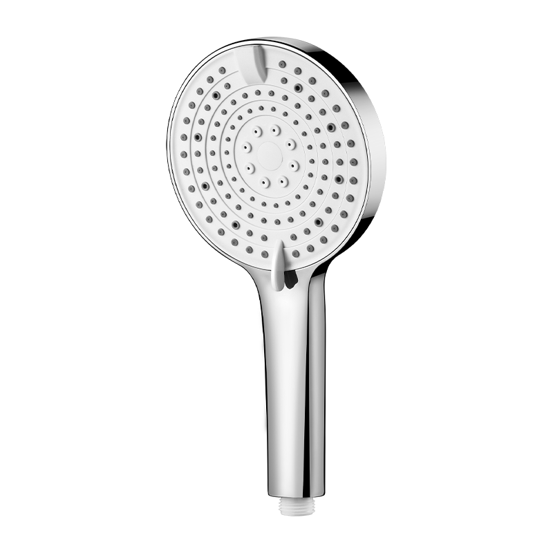 壹品印象 淋浴增压花洒喷头家用浴室洗澡沐浴超强浴霸淋雨莲蓬头套装 [13cm大花洒]四档增压银黑