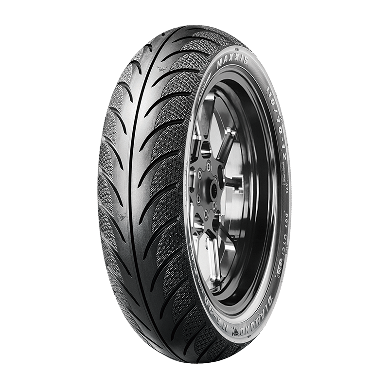 MAXXIS 玛吉斯 MA-3D踏板摩托车轮胎电动车真空胎半热熔100/90-10吸震防滑耐磨钻石花纹