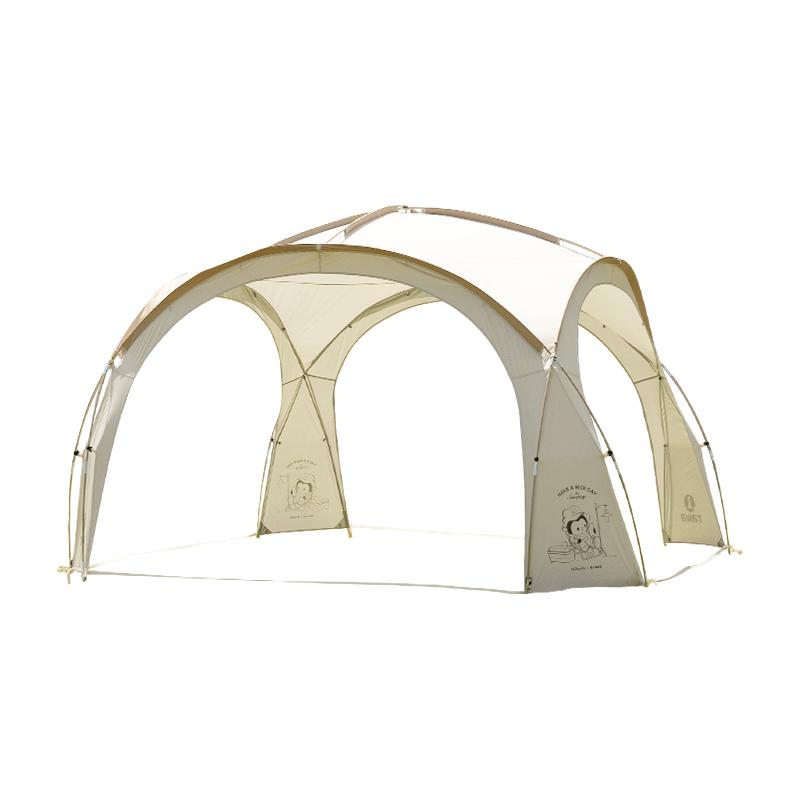 Tawa-QQfamily联名球形帐穹顶天幕帐篷户外露营防雨防风大遮阳棚