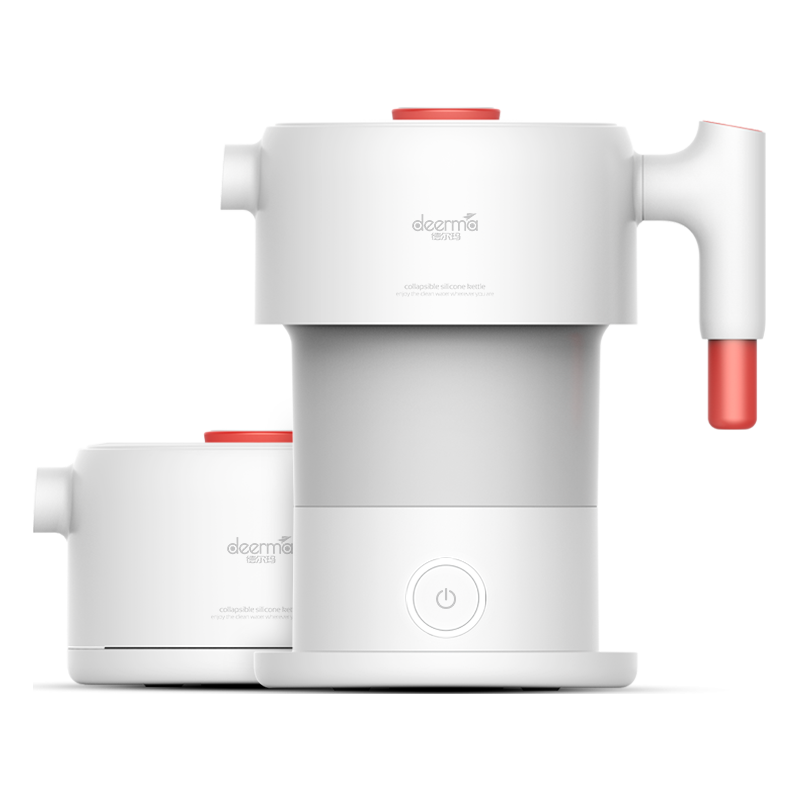 Deerma/德尔玛 DH202 便携折叠 电水壶 白色