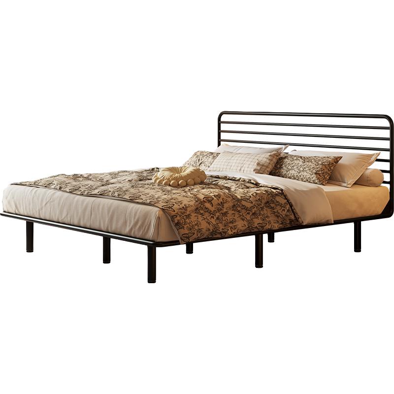 天坛家具复古铁艺床1.5米双人卧室出租屋单人铁架床