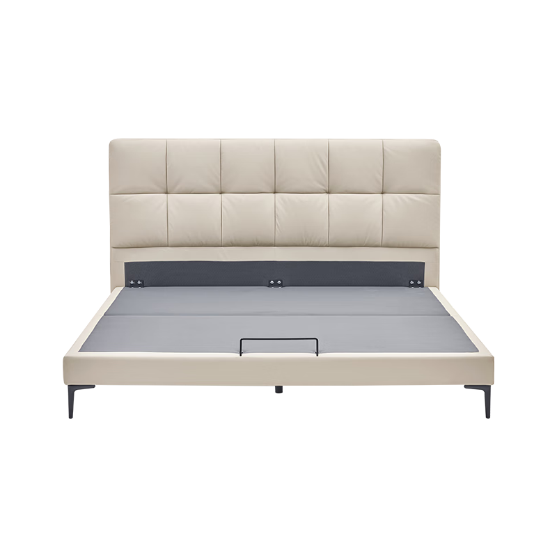 ZUOYOU 左右家私 DZB6011 奶油风皮艺床大床 1.8m