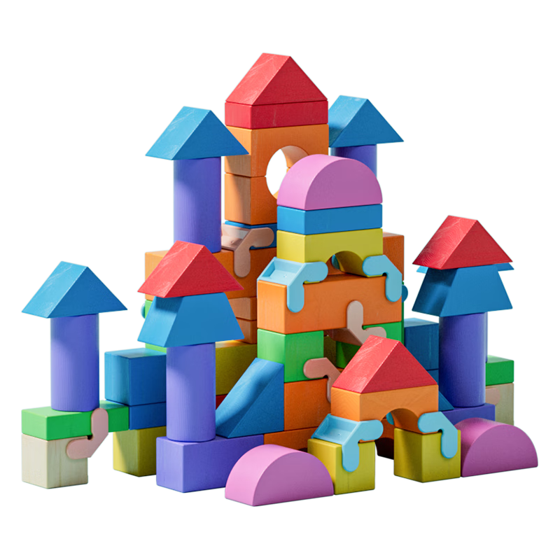  MingTa/铭塔 创意拼装 儿童积木  ()100粒创意积木