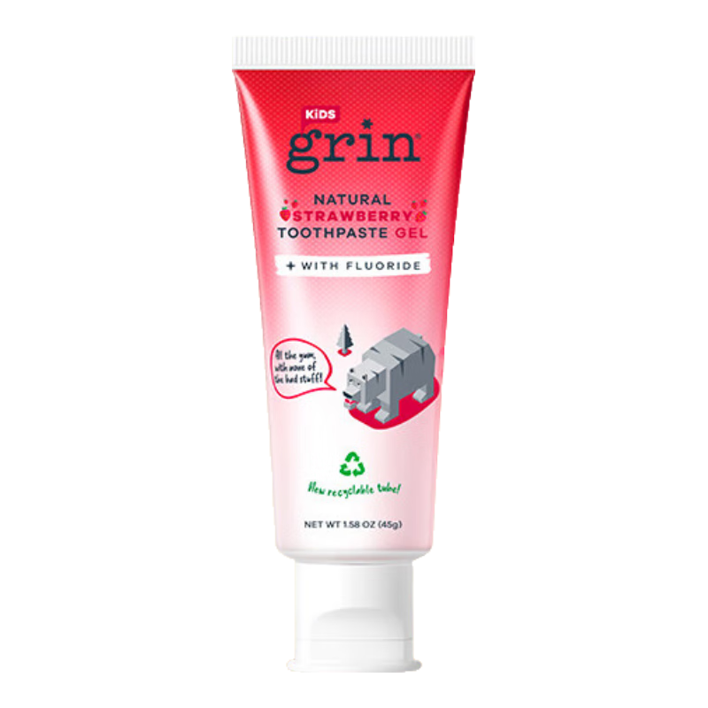 Grin 格润安 儿童牙膏含氟防蛀 45g