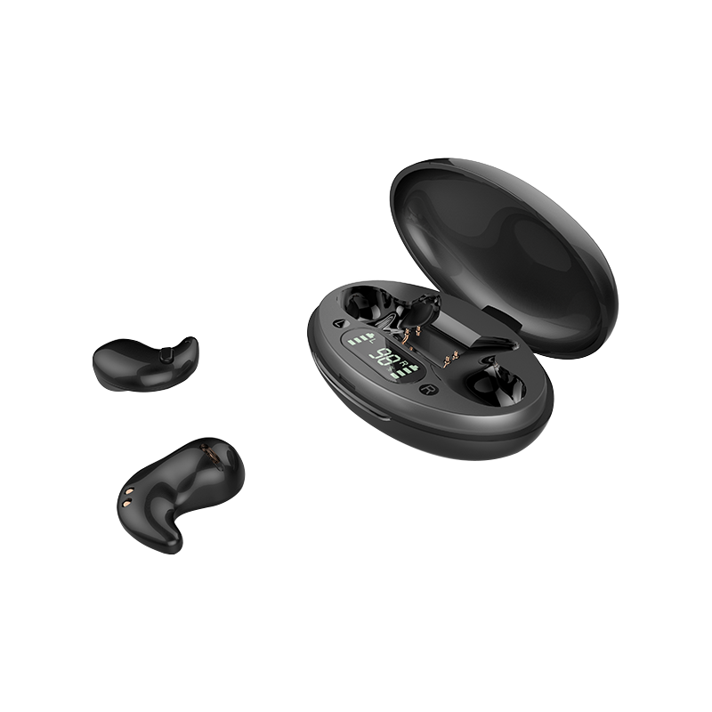  MasentEk/美讯 降噪 蓝牙耳机  有线充电 Type-C 黑色