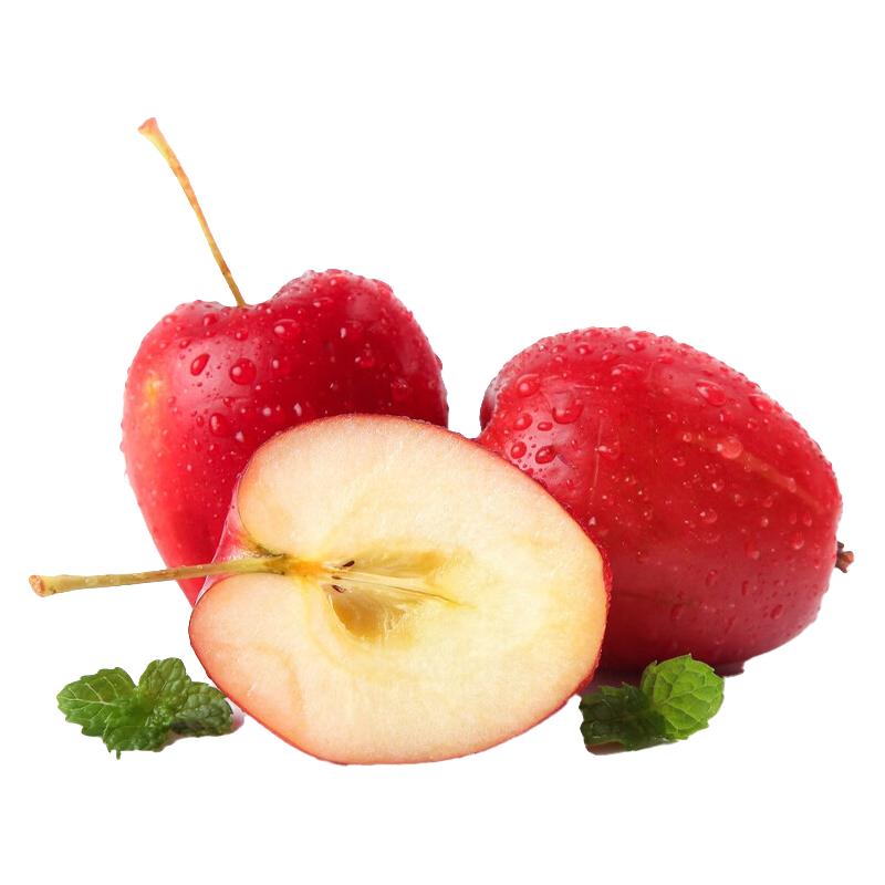 京觅 东北鸡心果5斤 约70枚单果30-40g海棠果小苹果脆甜多汁源头直发