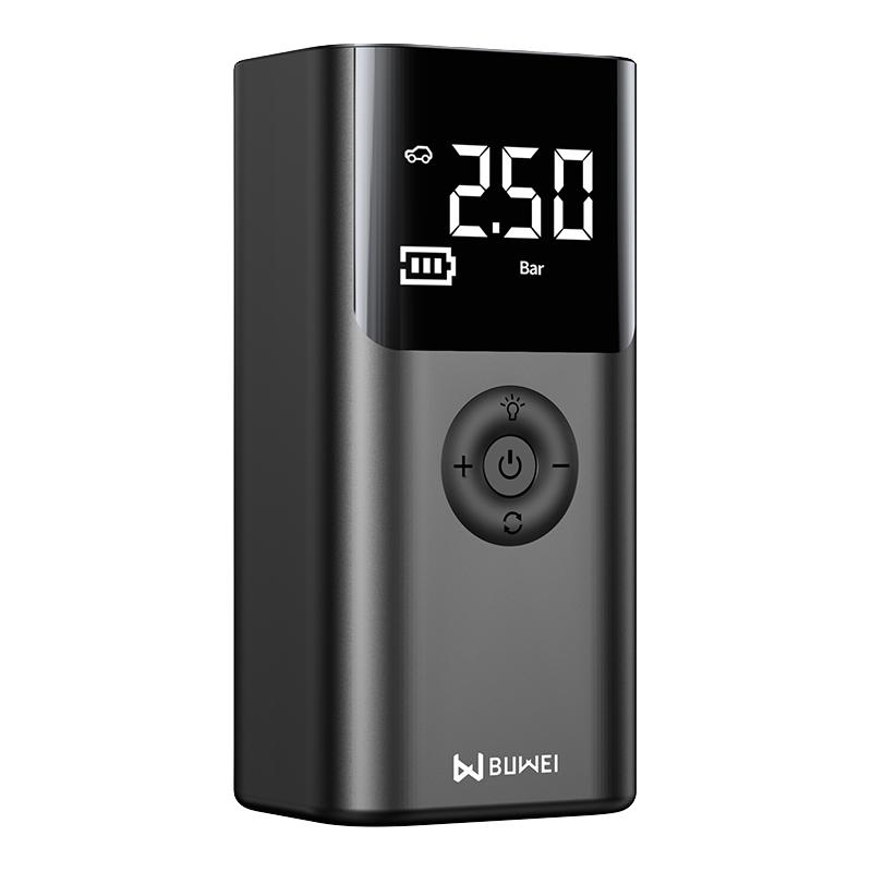 埠威汽车紧应急启动电源车载充气泵一体机备用电瓶搭电宝打火