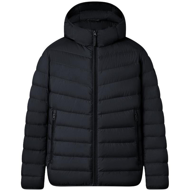 【精选】轻薄羽绒服男短款连帽便携轻暖舒适百搭大码春秋外套