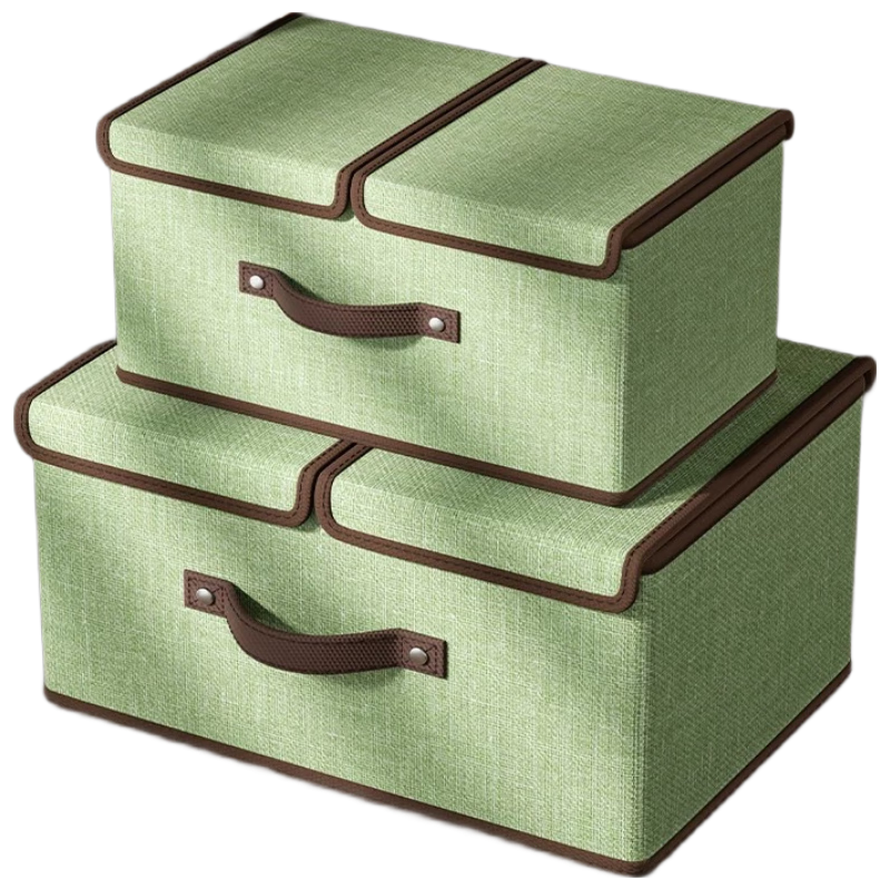 京寻车载衣服收纳盒家用衣物分隔整理箱储物盒裤子收纳分层中号