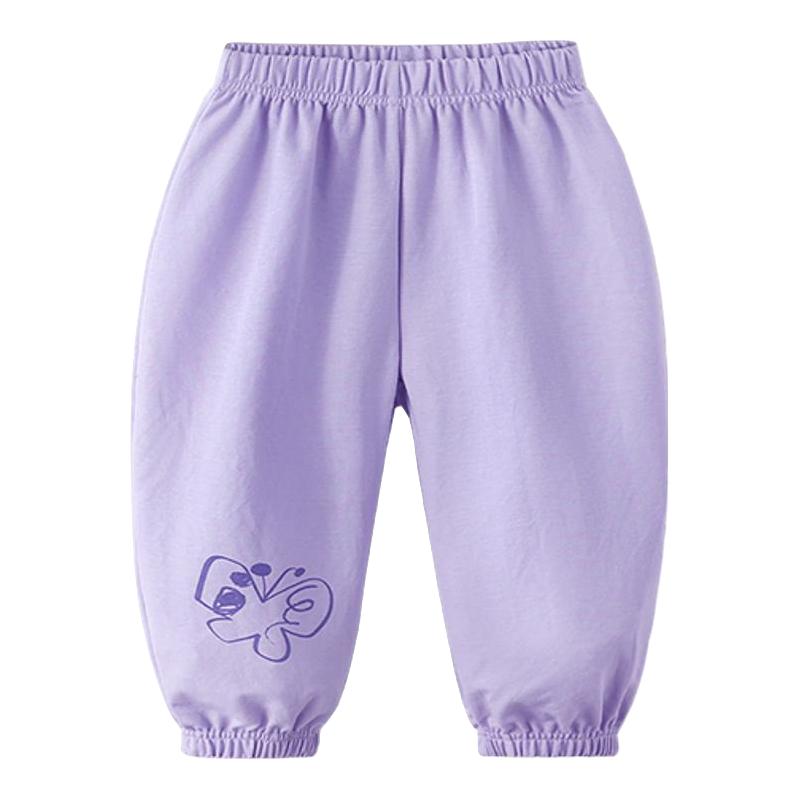 宝宝防蚊裤夏季男童休闲裤夏款女童PP裤薄款小童童装儿童裤子夏装