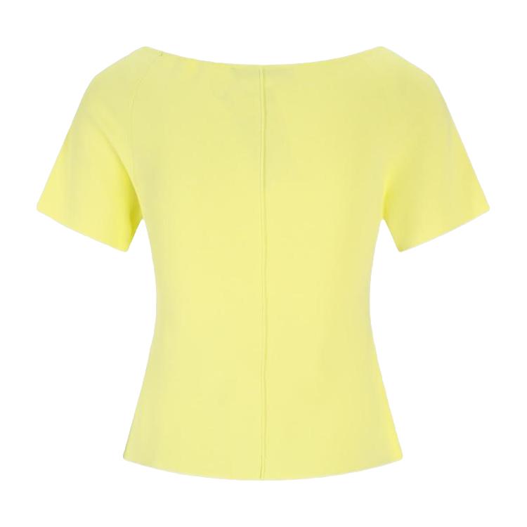 【一字肩】女式法式优雅简约露肩短袖T恤