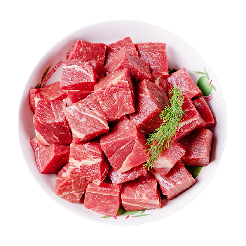 yisai 伊赛 国产谷饲牛腩块 2kg  四斤