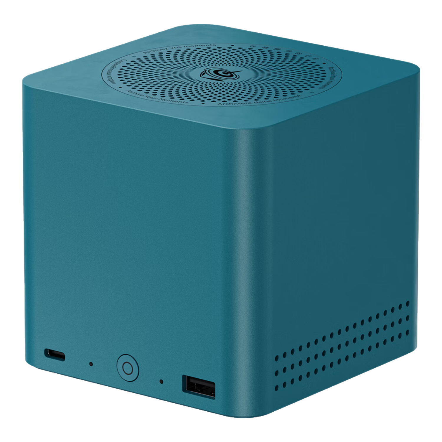 零刻「飞牛基础版」ME mini 六盘位全闪飞牛NAS 英特尔N95 双2.5G飞牛OS 超静音迷你主机 孔雀蓝 16G+64G+1T(飞牛系统)