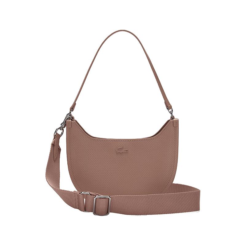 法国拉科斯特 LACOSTE女士24秋季时尚纯色时尚斜挎单肩手提包|NF4706KL N76/粉色