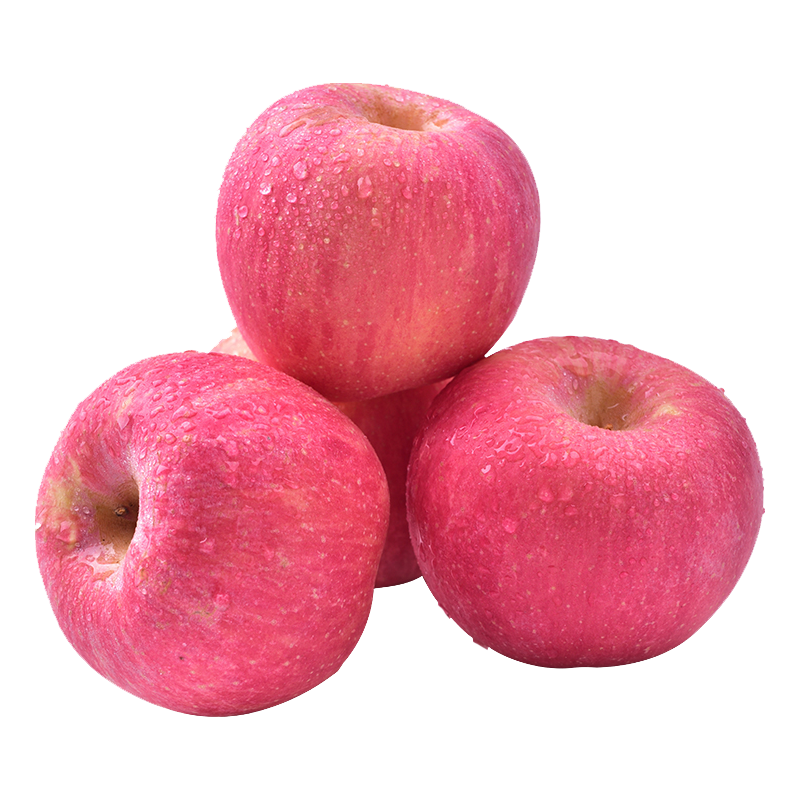 果迎鲜 苹果 红富士 新鲜水果脆甜多汁苹果生鲜脆苹果 净果4.5斤装