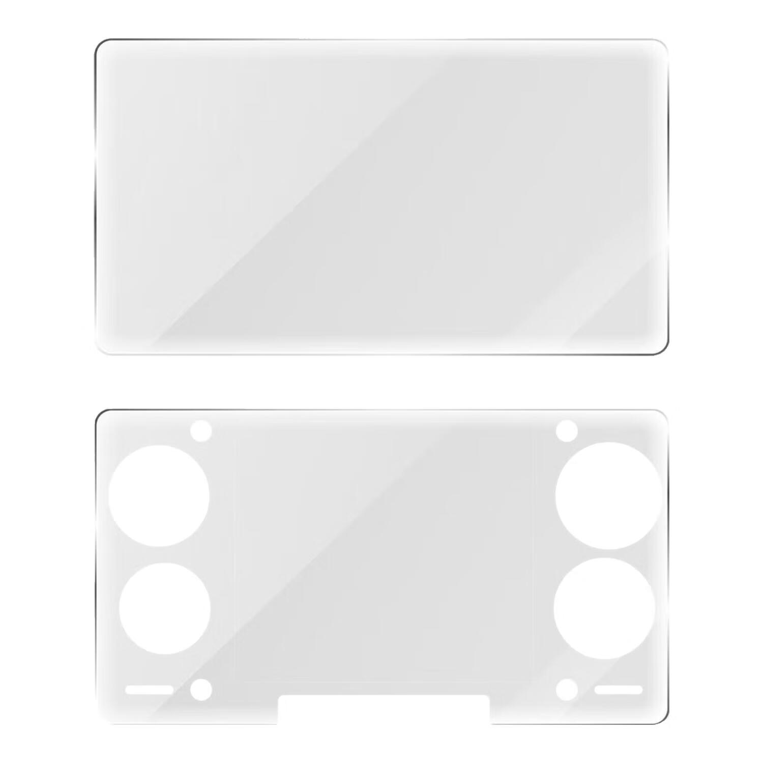 AYN THOR双屏翻盖掌机配件保护套收纳包挂绳钢化膜软包等 上屏+下屏钢化膜各1张组合（上屏膜合盖会接触摇杆） 参考SKU图（组合更划算）