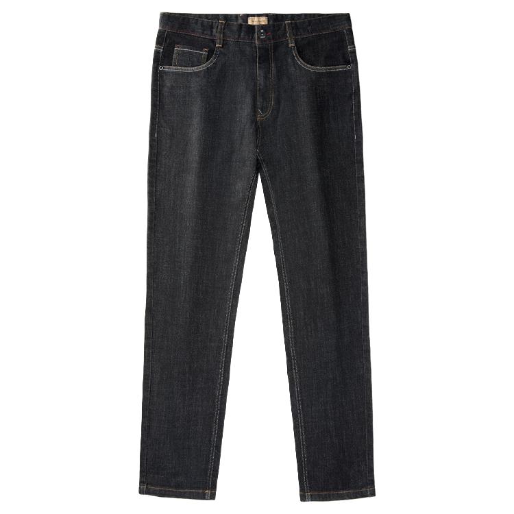 【弹力0束缚 直筒版型】春夏复古百搭商务休闲男士休闲牛仔长裤