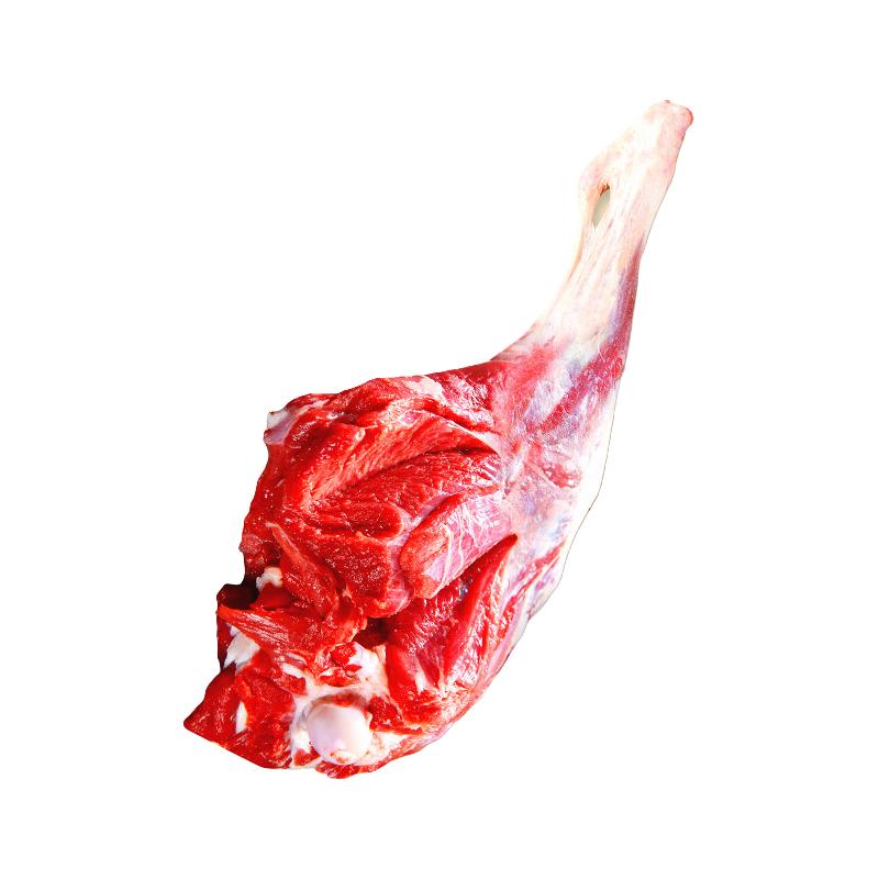 仲亨记 宁夏滩羊肉 精修羔羊腿生鲜羊肉烧烤羊后腿新鲜现宰生鲜年货礼盒 5斤精修滩羊后腿