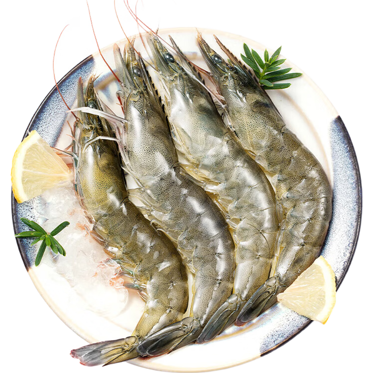 百年渔港 精选单冻白虾 加大号400g 12-16只