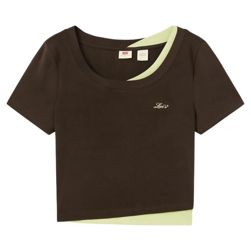 Levi's李维斯25年夏季女士针织休闲短袖T恤003SL