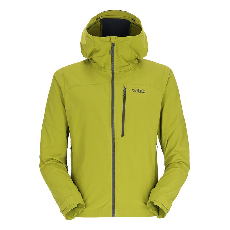 Rab 睿坡 男士Torque防风透气软壳衣速干防泼水夹克休闲外套QWS-57