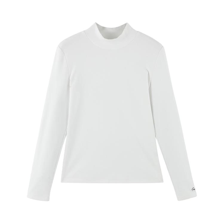 【舒绒保暖】24秋冬半高领长袖T恤女修身软糯亲肤打底衫