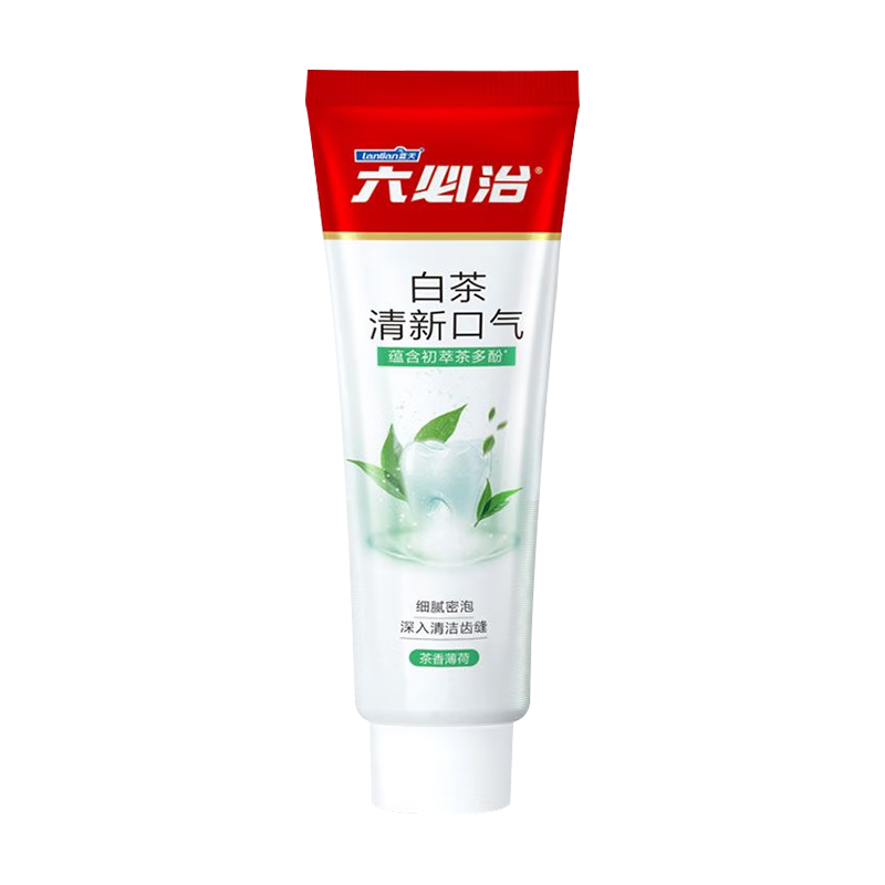  六必治 防蛀 牙膏  茶香薄荷 180g