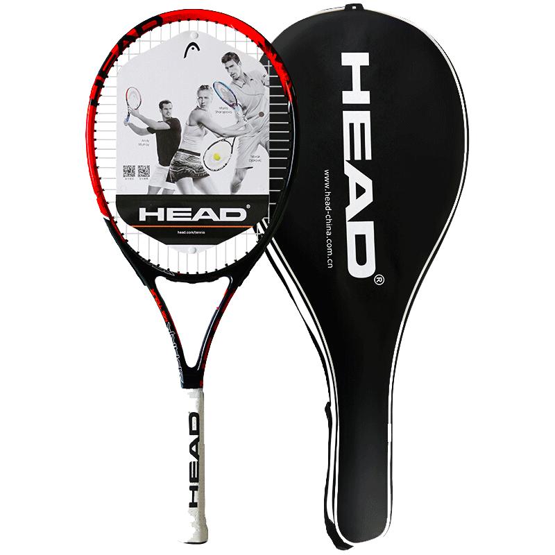 HEAD 海德 Spark MX Tour 网球拍 黑红色 单拍 已穿线
