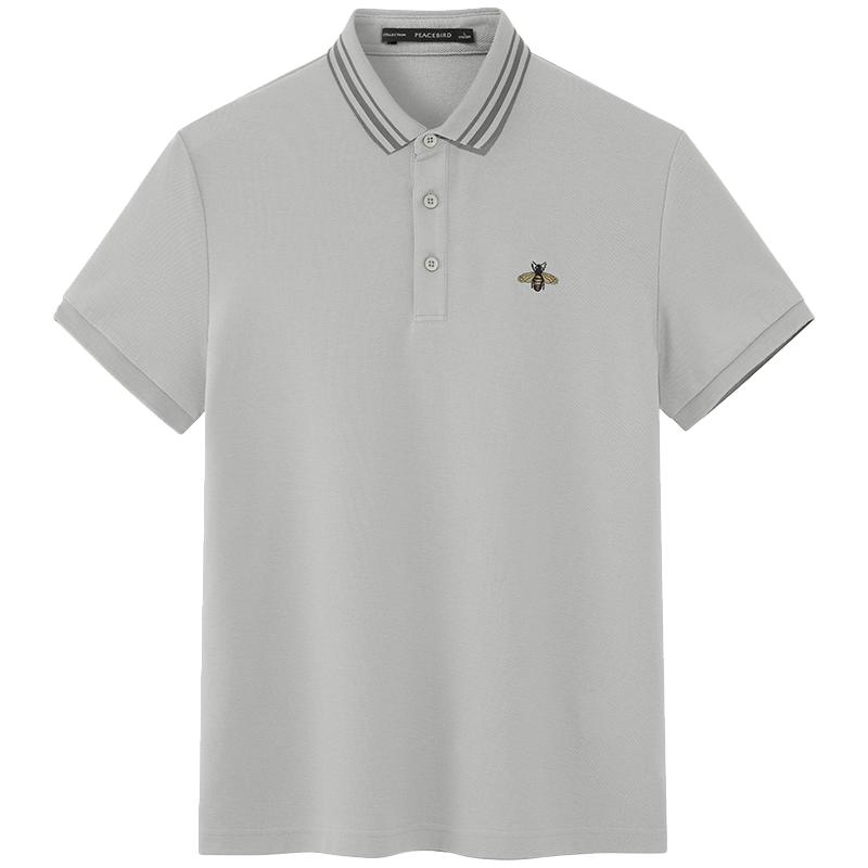 太平鸟男装 夏季POLO衫冰氧酷凉感商务休闲保罗衫男T恤潮