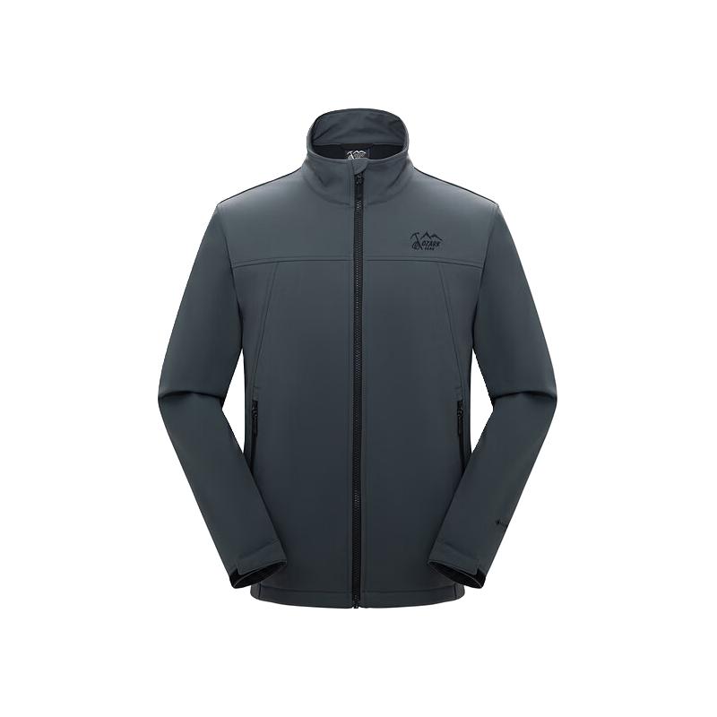 奥索卡 OZARK GEAR（OZARK）GORE-TEX复合防风外套男户外运动秋冬软壳衣 318767 橄榄灰-401 XL