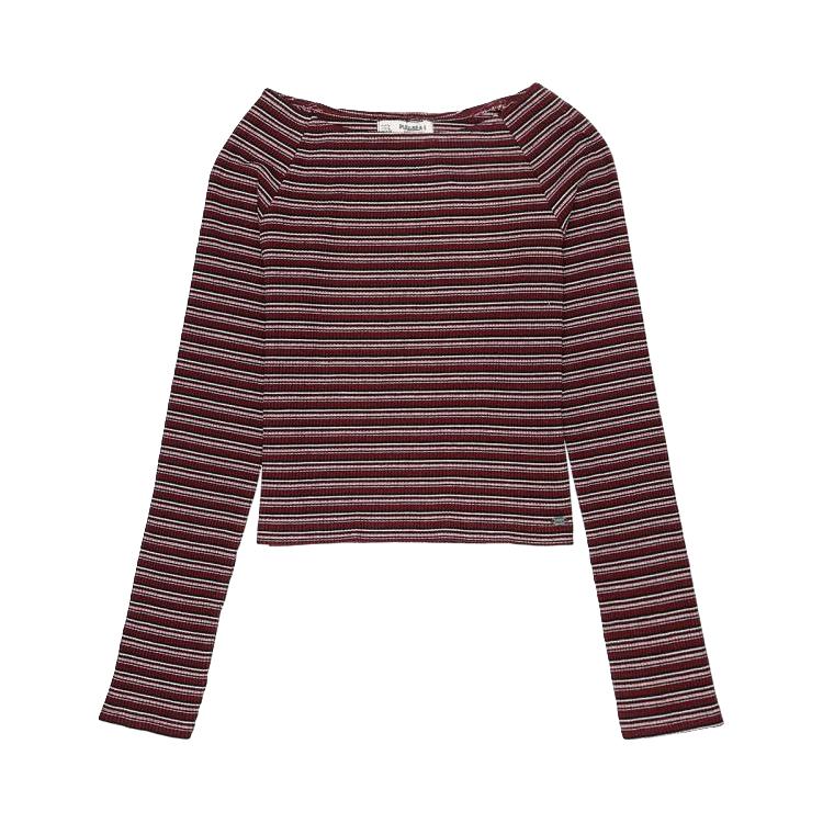 女款简约条纹T恤