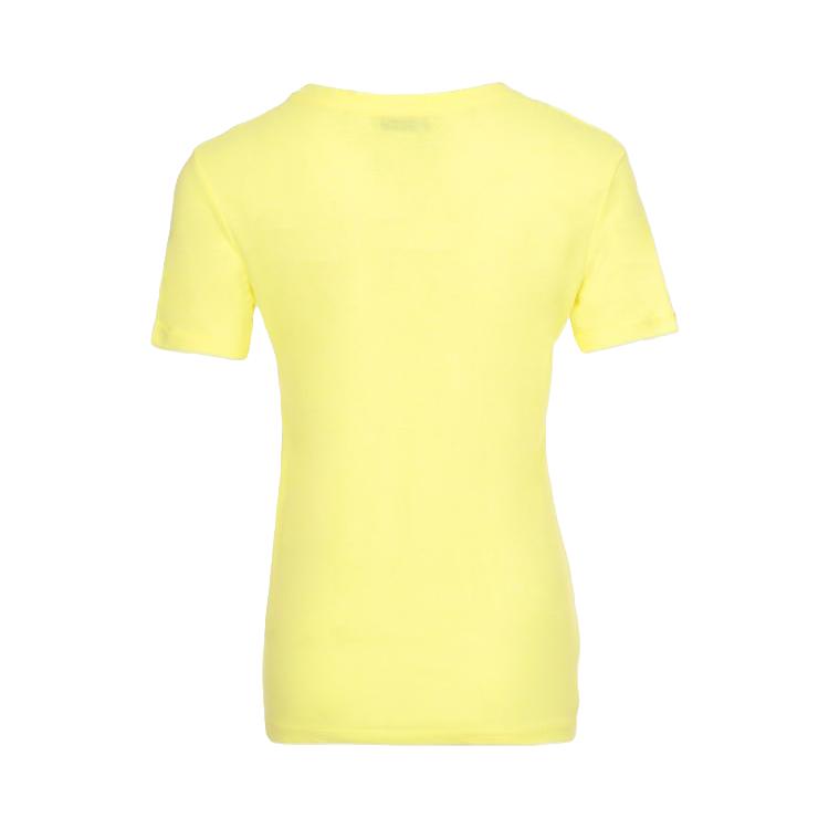 女式棉质亮眼时尚撞色字母T恤