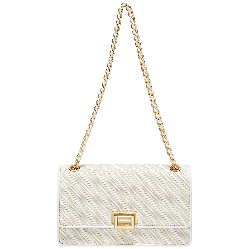 CHARLES & KEITH CHARLES＆KEITH女包CK2-20840464-10巧克力单肩小方包 白色
