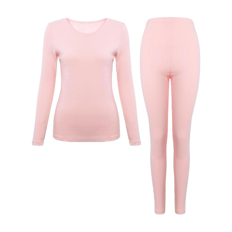 雅黛丽秋衣秋裤套装女冬季纯棉肌底打底衫冬季本命年保暖内衣女士