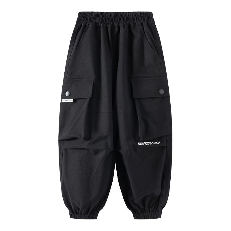 小象汉姆童装男童工装裤山系户外儿童休闲长裤2025春装防水裤