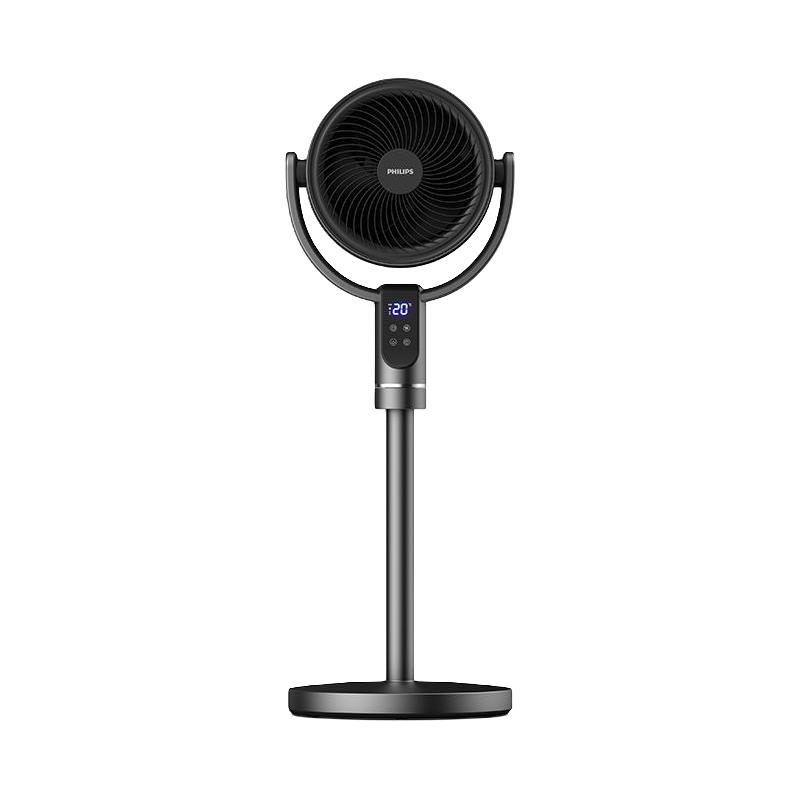 PHILIPS 飞利浦 空气循环扇家用电风扇直流低噪立式台地两用遥控智能落地扇