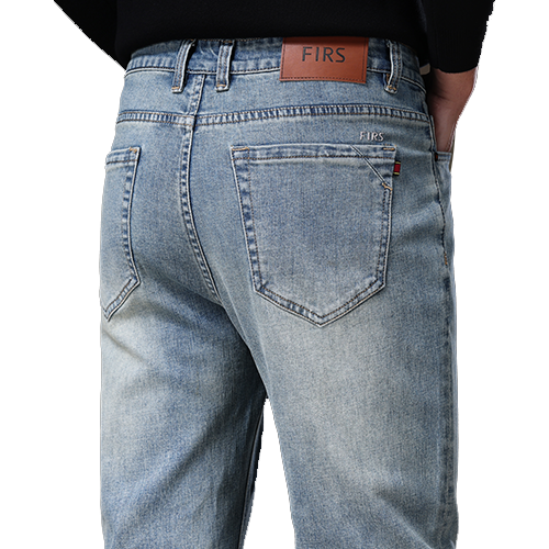 【复古&耐磨】秋冬厚款男式牛仔裤弹力直筒牛仔男裤休闲男裤子