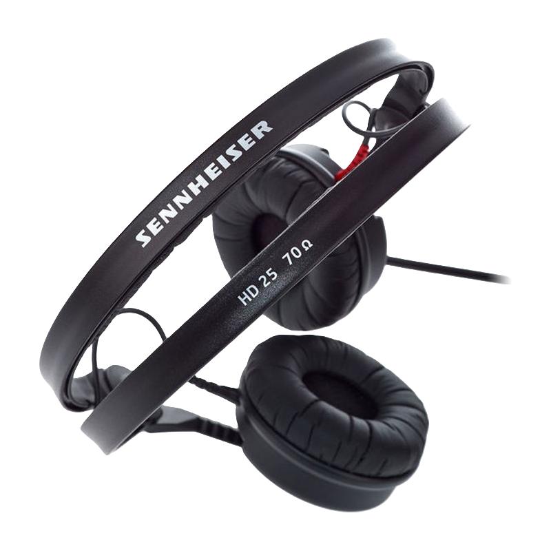 SENNHEISER 森海塞尔 HD25 Plus 耳罩式头戴式有线耳机 黑色 3.5mm