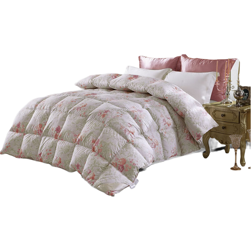 水星家纺松花江鹅绒被子95%鹅绒冬被芯 居家保暖秋冬羽绒被褥 暖寐抗菌鹅绒冬被 220x240cm