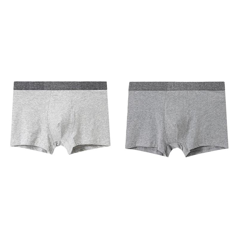 七匹狼男士内裤男纯棉抗菌平角裤青年男生四角短裤头透气大码裤衩