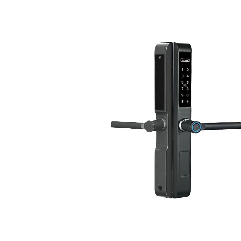 第吉尔(KEYLOCK)一握开户外防水指纹锁断桥铝室外铝合金门智能锁平移门 推拉门-防水断桥铝-备注开门方向