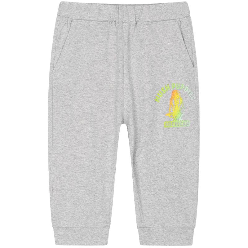 暇步士童装儿童短裤夏季中大童宝宝裤子薄款男童休闲七分裤