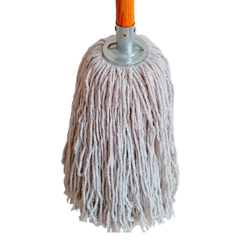 JustBest 洁比世 木杆拖把 棉线胶棉拖布海绵拖把洗车 平板酒店大堂老式墩布尘推 木杆棉线老式吸水拖把