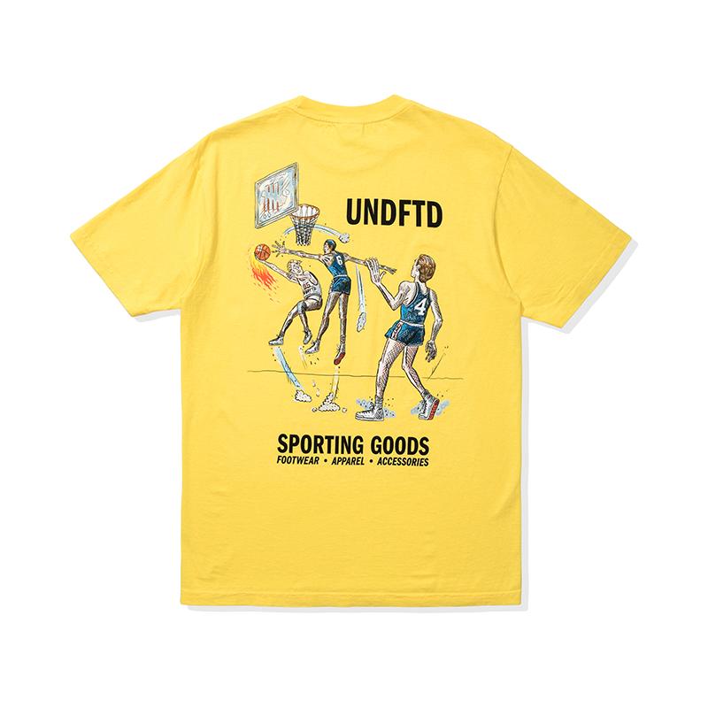 UNDEFEATED 男女款圆领短袖T恤 UT12GSS12M-YE