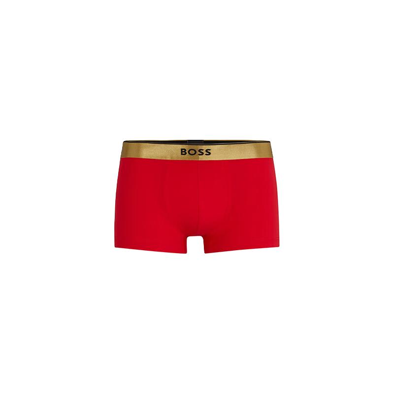 雨果博斯 （HUGO BOSS）男士平角内裤 50500052 600红色 L 