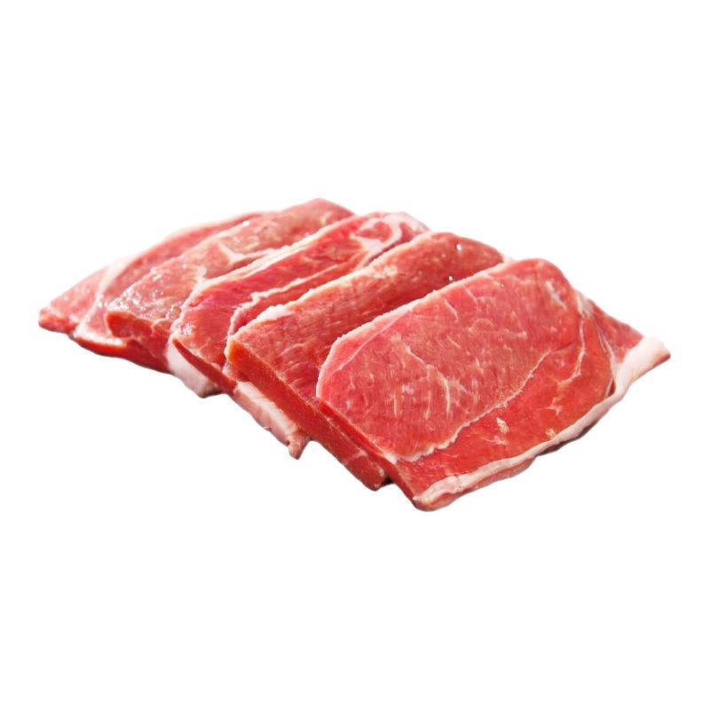 边塞风盐池滩羊羔羊扒片 500g/袋 去骨后腿肉片 宁夏滩羊肉 煎烤食材